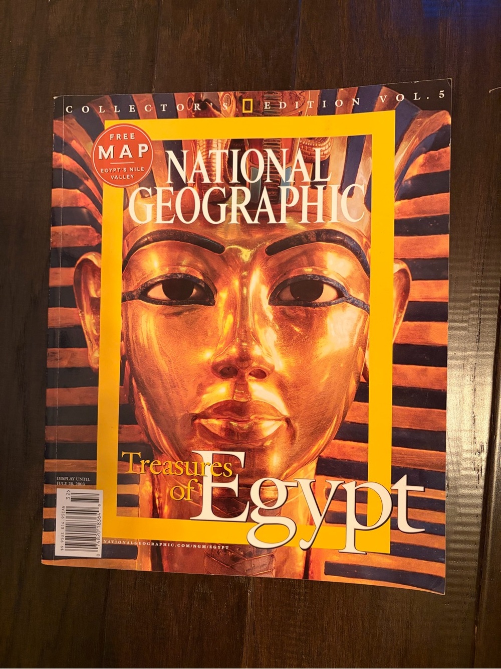 National Geographic Collector’s  Edition Vol. 5 - Treasures of Egypt w/Map